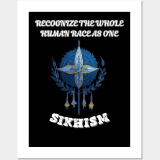 Sikhism, Recognize The Whole Human Race As One Posters and Art